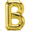 34" Gold Letter B