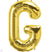 34" GOLD LETTER G - PKG