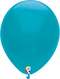 12"  RND   15CT ISLAND BLUE Latex Balloon