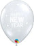 11" New Year Confetti Dot Silver 50ct
