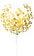 17" Gold Confetti W/RBN LTX