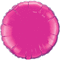 18" MAGENTA ROUND FOIL - FLAT