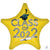 19" CLASS OF 2022 STAR YELLOW