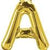 34" Gold Letter A