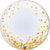 24" Gold Confetti Dots Deco Bubble