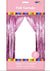 3'x8' Fringe Curtain - Lt. Pink