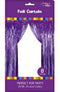 3'x8' Fringe Curtain - Purple