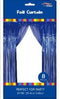 3'x8' Fringe Curtain - Royal Blue